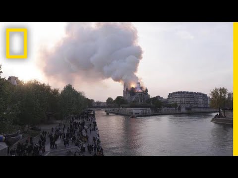 Street Scenes from the Notre Dame Fire | National Geographic Instructional Video