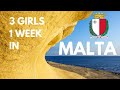 Malta travel girlfriends trip  3 girls  1 week malta  gozo2018