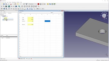 FreeCAD Beginner - #13 Spreadsheet for dimensions - Drawing tutorial not only for 3D print