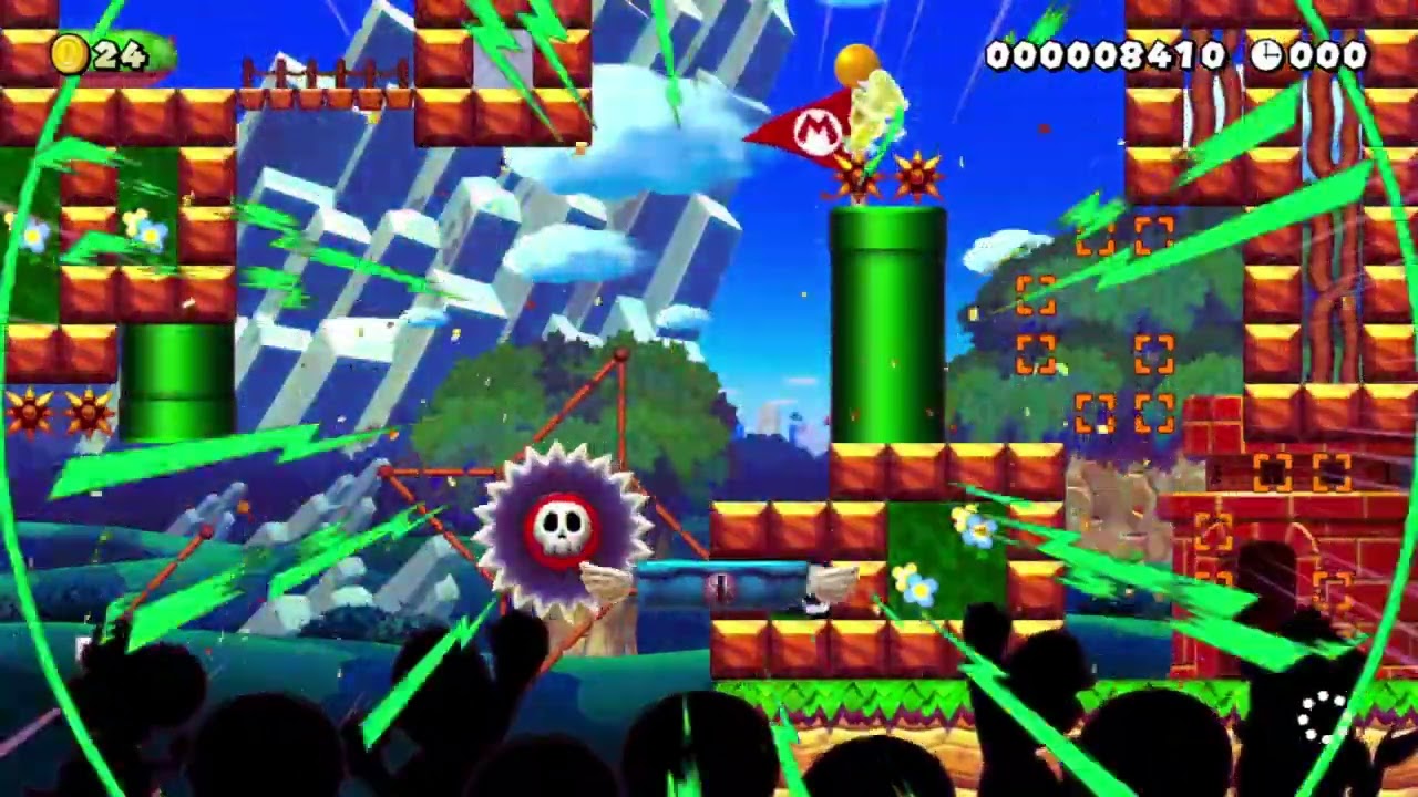 (SMM2) [SPEEDRUN] 20sec 〜四角と土管の巡る丘〜 by はるぬっこ [クリア率0.87%]