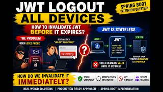 JWT Logout Explained | How to Invalidate JWT Before Expiry | Scenario based Interview Question