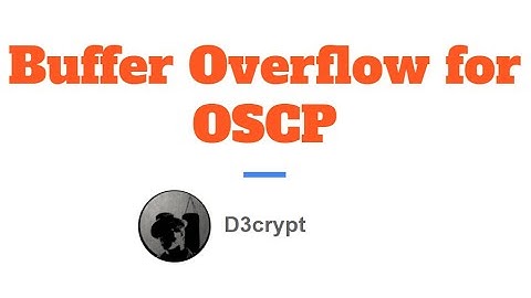 Buffer Overflow - Part 1 - The Basics || OSCP