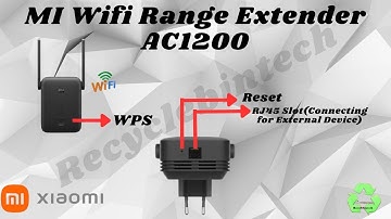 How to configure mi wifi range extender ac1200