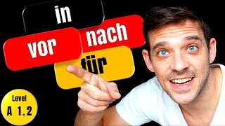 Time Prepositions German | vor, nach, in and für | A1.2 Level | YourGermanTeacher