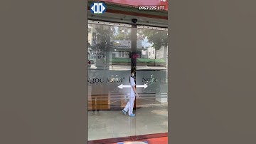 Lắp đặt cửa trượt tự động Plus Hàn Quốc tại Phòng Khám Đa Khoa Ngọc Minh #cuatudong #xuhuongyoutube