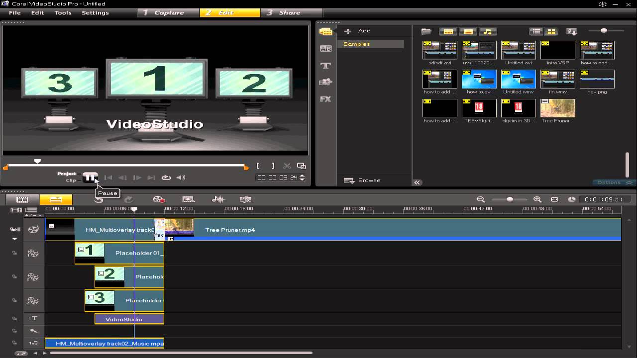 Corel VideoStudio Pro X4 Instant Project Basics Tutorial YouTube