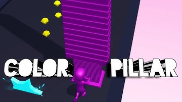 Color Pillar Game. New Update | New Level Gameplay Walk-through #gaming #games #gameplay