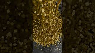 Golden Perfection Shattered in Seconds 💥✨| Satisfying Blender Physics Simulation ❤️