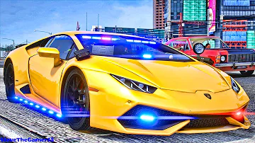 Get Ready for a Wild Ride! 🚔 Police Sunday Supercar Patrol in GTA 5 Lspdfr Mod | 4K