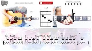 KYGO, MIGUEL - REMIND ME TO FORGET - How to play on Guitar-Tutorial+Chords+Tabs+GuitarPro