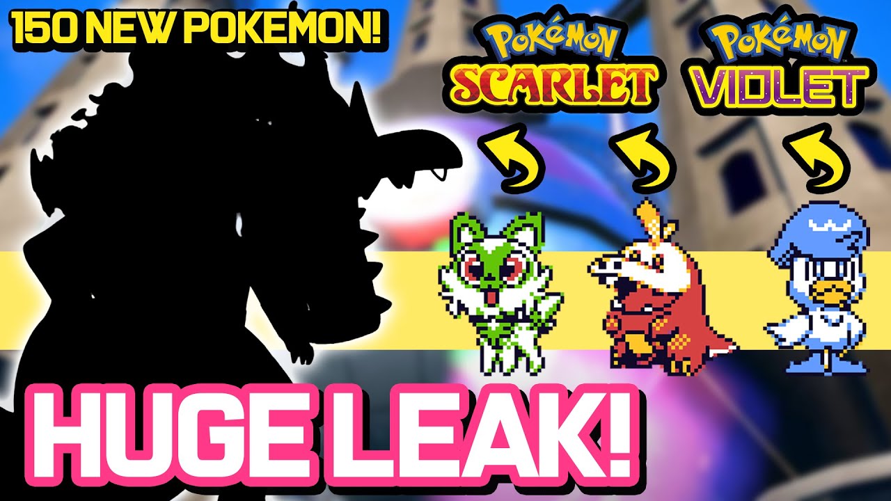 Pokémon Scarlet & Violet Leak: New Monsters, Starter Evolution