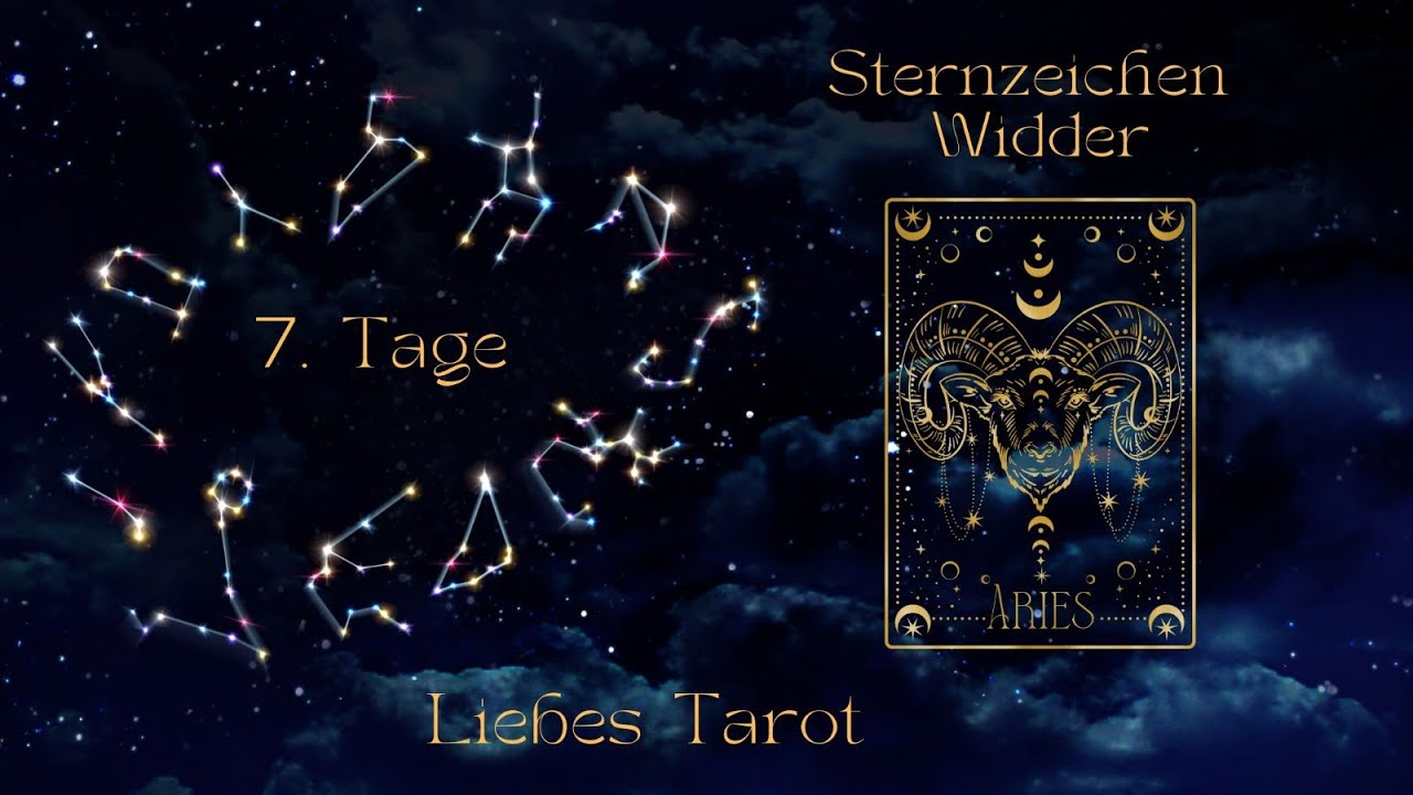 ♈️❤️Widder - Liebe und Wunschpartner - sieben Tage Tarot Legung❤️♈️