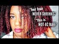 Healthy NATURAL HAIR WITHOUT SHRINKAGE. *not clickbait*