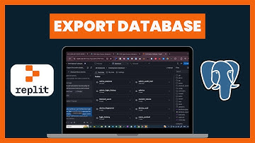 How to Export a PostgreSQL Database on Replit