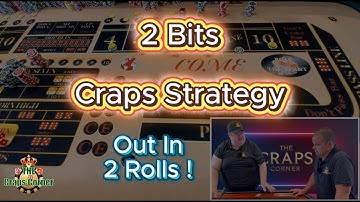 🎲 The 2 Bits Craps Strategy | Low-Risk Regression, Smart Play at the Table! 🎲