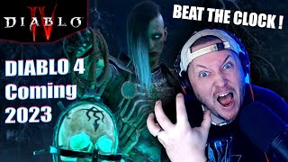 Joe Cronin DIABLO 4 Reaction ! BEAT THE CLOCK !! Diablo IV Trailer & Necromancer Kate Bush Running