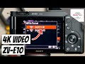How to Record 4K Video on Sony ZV E10 | Sony ZV E10 4K Video Settings