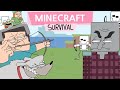 MINECRAFT - UM DIA NORMAL (ANIMAÇÃO)