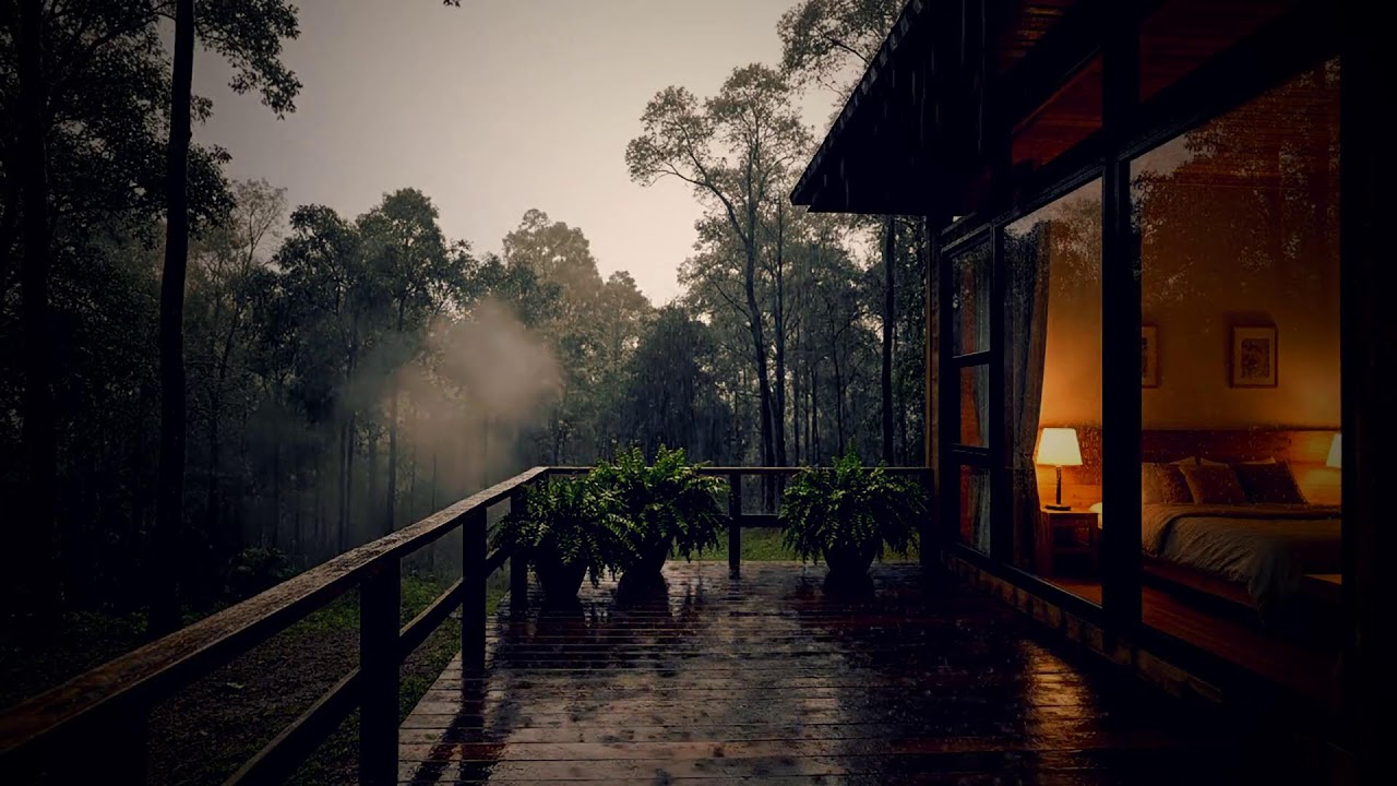 Relaxing Music for Stress Healing Sleep 🌿 Deep Rest, Nervous Calm, Mental Peace, Rain Sound