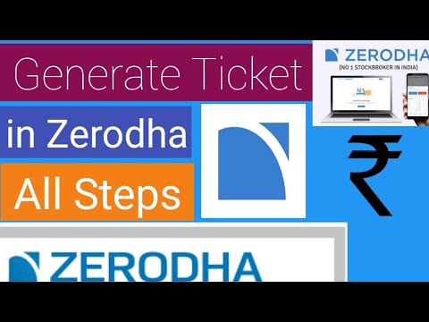 #ZerodhaTicket #ZerodhaSupport How to Generate Ticket in Zerodha All Steps | Zerodha support portal