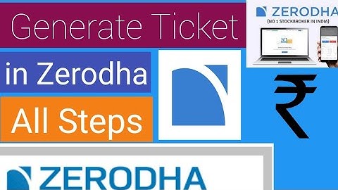 #ZerodhaTicket #ZerodhaSupport How to Generate Ticket in Zerodha All Steps | Zerodha support portal