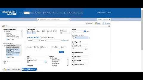 Matrix MLS   How to search for a company
