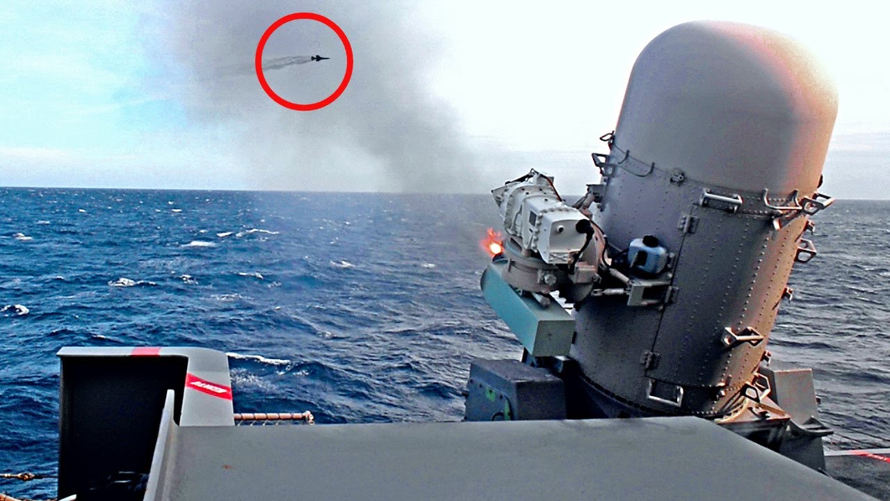 Deadly Sea wiz Phalanx CIWS in Action  Ultimate Defence Against Enemy Aircraft  Compilation Video