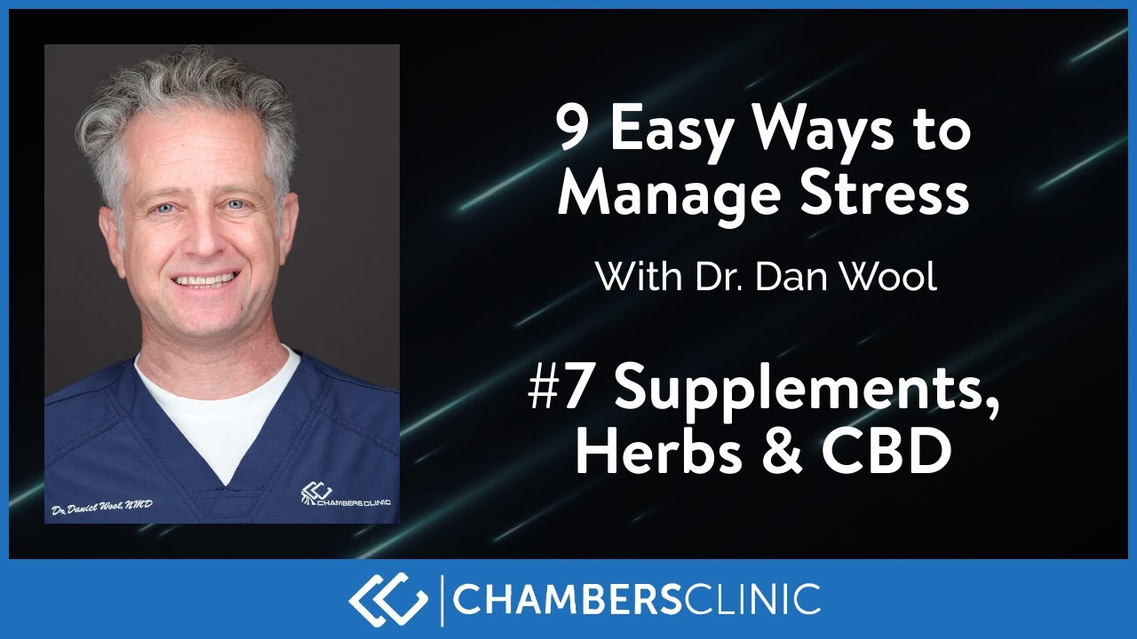 9 easy ways to reduce stress: Calming supplements