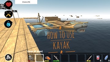 How to use kayak in survival on raft in Hindi /episode 5/