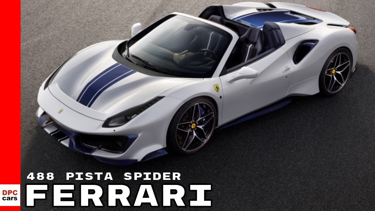 The new Ferrari 488 Pista Spider is here