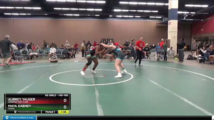 145 Lbs Round 2 - Aubrey Yauger, Spartan Mat Club ...