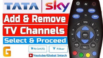 How to deactivate and remove Tata sky box channels  step by step in Telugu