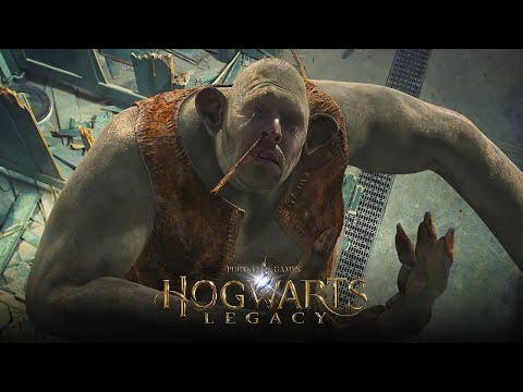 Видео: Сражаемся с Троллем в Hogwarts Legacy с Русской Озвучкой и Едим Бобы Каждый Донат #2