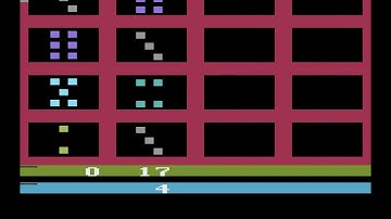 Dice Puzzle Atari 2600 Gameplay