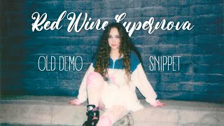 Chappell Roan - Red Wine Supernova, an early demo with old lyrics (snippet)!