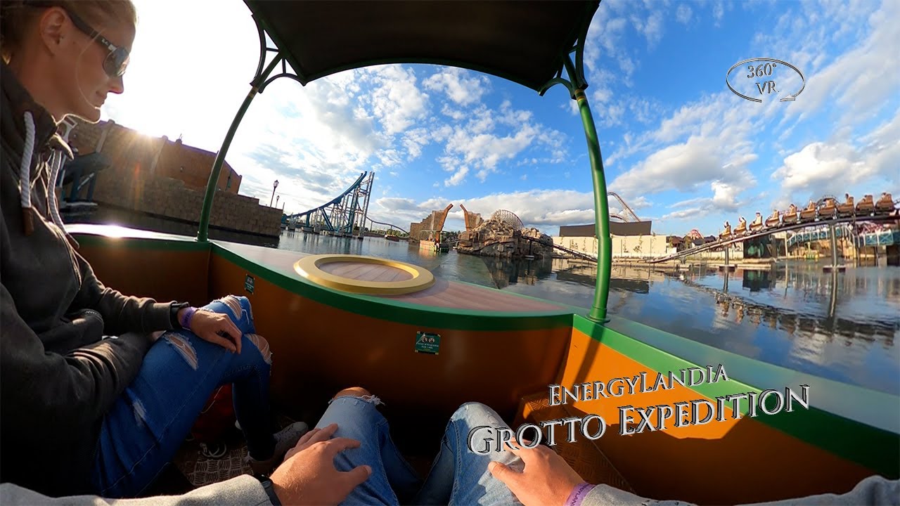 EnergyLandia Grotto Expedition 360° VR POV Onride