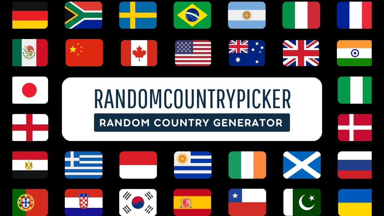 Random Country Picker Pick A Random Country YouTube