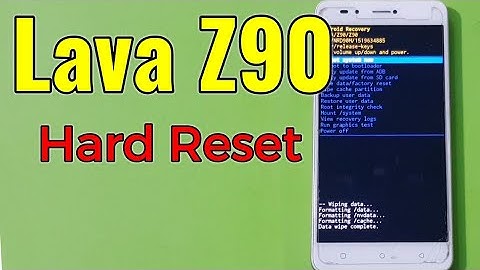 Lava Z90 Hard Reset or Pattern Unlock Easy Trick With Keys