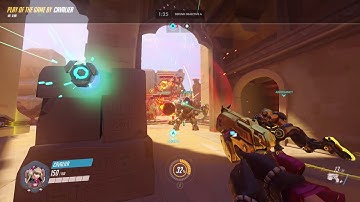 Overwatch D.Va Sextuple Kill / Reinhardt Assist