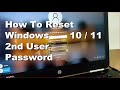 How To Change Password in Windows 10 11 8 or Reset Second user Account Password - Step by Step