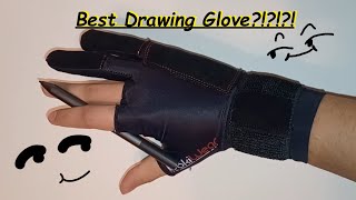 The Perfect Drawing Glove for Laptop and Tablet Users?!?! - Mazo Black V3 Silverback by DokiWear