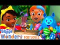 Caça aos Ovos de Páscoa! 🥚 Blippi em Português 🐰 Vídeos Educativos para Crianças