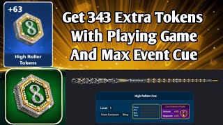 Get Free 343 Tokens in 8 Ball Pool | Max Event Cue Guide #8ballpool #8poolweaver 