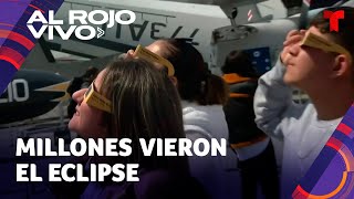 Eclipse solar total 2024: Millones de personas en EE. UU. fueron testigos del fenómeno astronómico