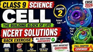 9th Class science exploration Ch 2 Cell Back exercise