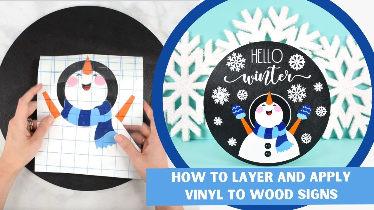 How to Apply Heat Transfer Vinyl on Wood for DIY Wood Signs - Persia Lou