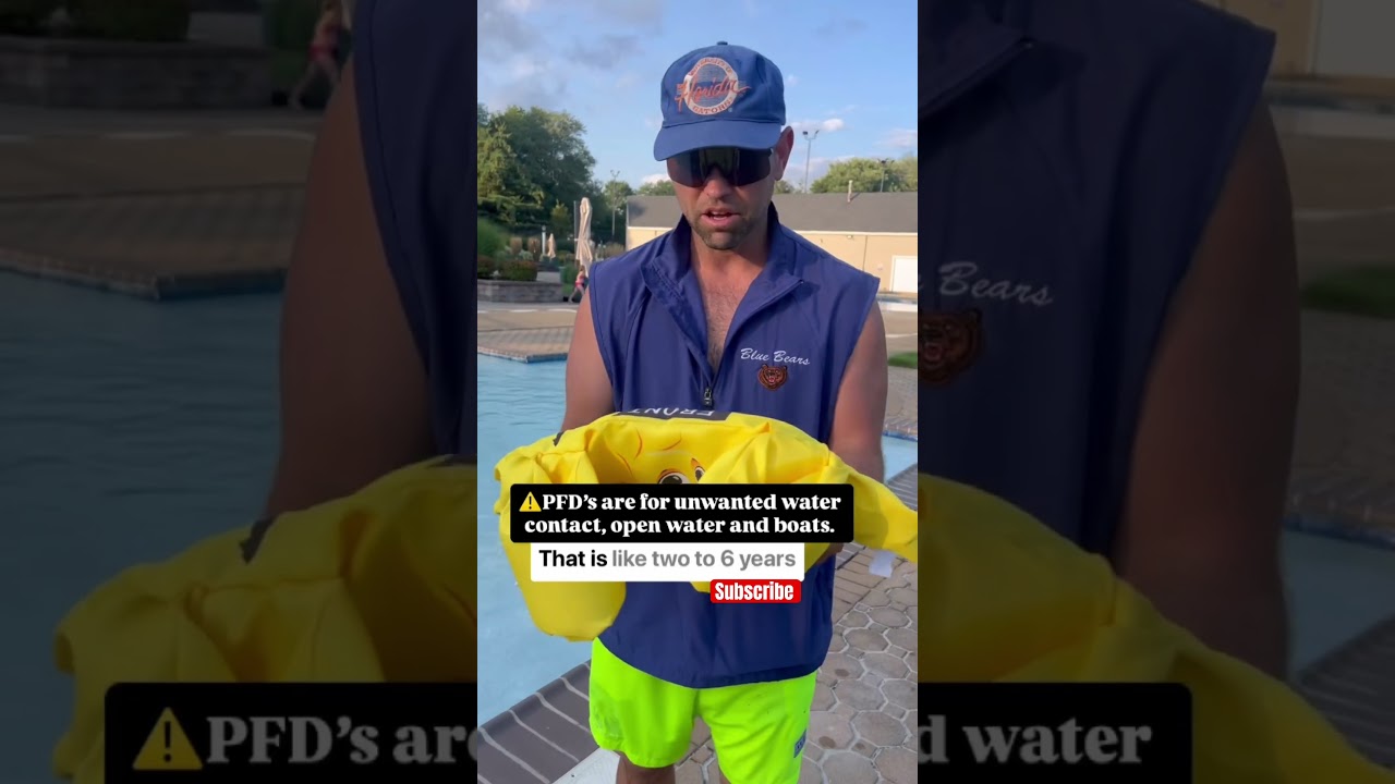 PFD’s are not meant for swimming on purpose. Learn more👇👇👇