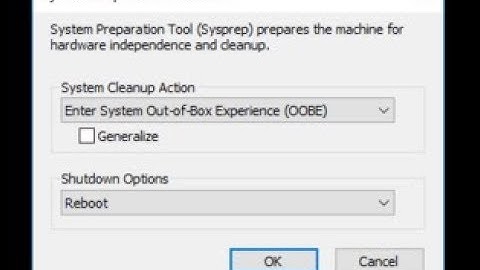 How to Run Sysprep Utility in Windows