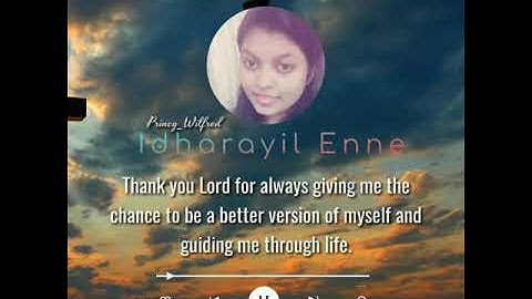 Idharayil Enne Ithramel Snehippan Cover | Princy Wilfred
