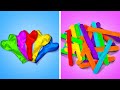 Colorful Crafts From Balloons And Popsicle Sticks || 5-Minute Recipes to Make Your Home Cozier!